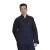 Bluza kucharska granatowa na napy elastyczna długi rękaw roz.M